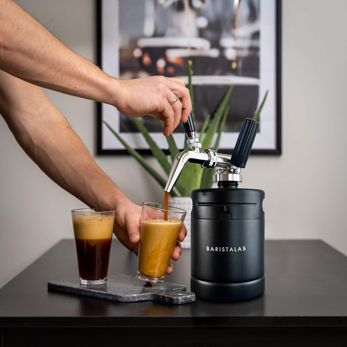 Nitro Cold Brew IV Drip Without Ever Leaving Home  - 64 oz Mini Keg - Includes Lifetime Warranty