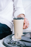 Barista Lab | Sttoke Ceramic Travel Mug with Sealed Lid 12 oz Shatterproof Double Insulated Coffee Cup Great for Hot and Cold Drinks